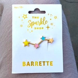 NWT 4 star clip barrette